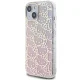 Hello Kitty iPhone 15 Case IML Gradient Electrop Crowded Kitty Head, Pink