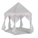 Детская Игровая Палатка Kruzzel 23476, Серо-Розовая | Children Play Tent