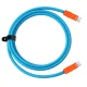 Newell USB-C to USB-C Cable, 100 W, 2 m, Silicone, Blue-Orange