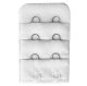 Bra Extenders Set of 3 (White, Black, Nude)