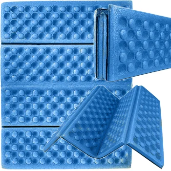 Foldable Foam Sitting Mat for Hiking and Camping, Thermal Seat Pad, Blue