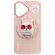 Nimmy Glasses Cool Cat MagSafe Case for iPhone 16, Pink