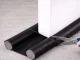 Under Door Draft Stopper Foam Seal Weather Stripping 96cm, Black