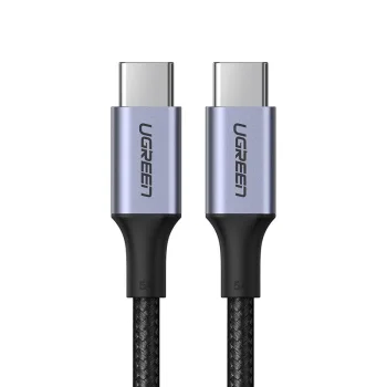 Ugreen US316 USB-C to USB-C Cable 100W 5A 480Mb/s 1m - Gray