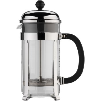 Френч-пресс Bodum Chambord 1928-16, 1 л, черный/серебристый