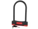 Motorcycle & Bicycle U-Lock Security, Black