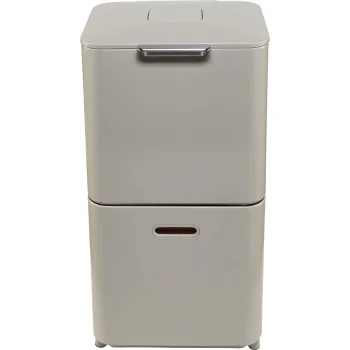 Waste Separation Bin Joseph Joseph Totem Max 60 L, Stone / Grey