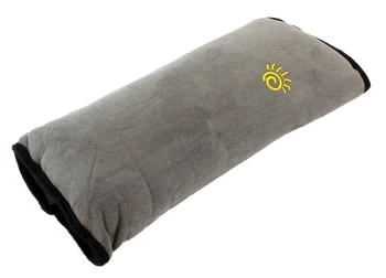 Car seat belt cushion grey