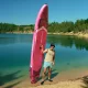 TSUNAMI T10 PRO Inflatable Stand Up Paddle Board 350 cm, Pink