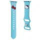 Hello Kitty Apple Watch 38/40/41mm Strap Silicone Kitty Head, Blue