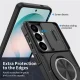 Samsung Galaxy S26 Case with Sliding Camera Cover, Swivel Stand & MagSafe, Black