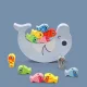 Bakalu 3-in-1 Wooden Fishing Game Balancing Dolphin