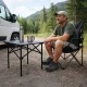 MultiGarden Folding Camping Table 53x55 cm, Black