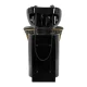 Hairdressing Backwash Unit Gabbiano Lille, Black and Gold