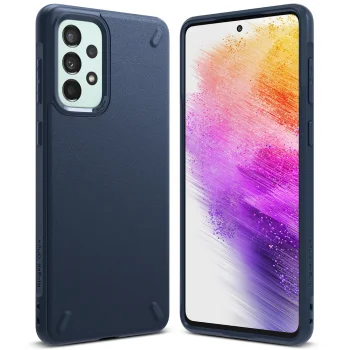 Ringke Onyx Case for Samsung Galaxy A73, Navy Blue