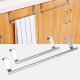 Over Door Tea Towel Holder Rack Bathroom Rail Cupboard Hanger Kitchen Hook, Set of 2