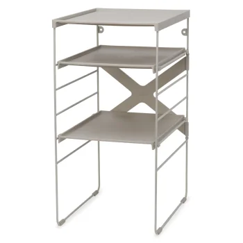 Joseph Joseph Level Adjustable Shoe Rack, Ecru