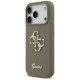 Guess iPhone 17 Pro Max Case Silicone Big 4G Script, Brown