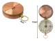 Metal Pocket Compass with Lid for Hiking and Survival, Copper