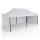 Plonos Garden Pavilion with 3 Walls 3x6m White