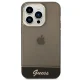 Guess GUHCP14LHGCOK iPhone 14 Pro dėklas Translucent, juodas
