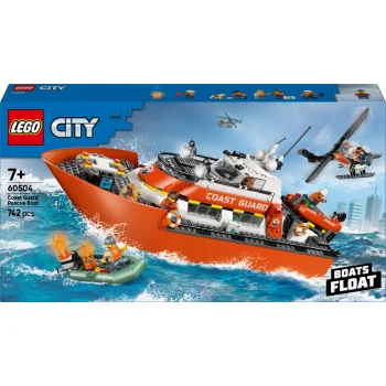 LEGO City 60504 Coast Guard Rescue Boat & Helicopter