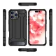 Dėklas Hybrid Armor skirtas iPhone 16 Pro, juodas