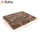 Торцевая разделочная доска из акации Ruhhy 26924, большая 43x33x3 см
