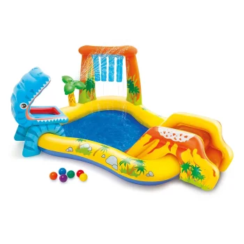 Intex 57444 Dinosaur Inflatable Play Center with Slide