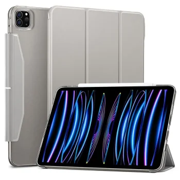 Apple Pad Pro 11.0" (2018) ESR Ascend Trifold Tablet Cover Case with Multi-angle Stand, Gray