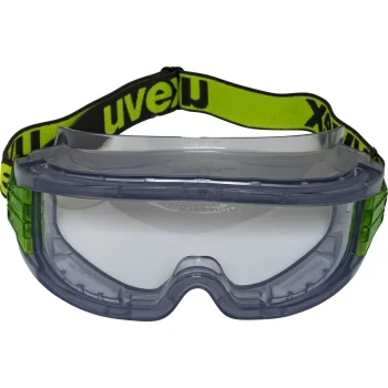 uvex ultravision Wide-Vision Safety Goggles, Grey / Green