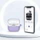Tech-Protect Silicone Hook Case for Samsung Galaxy Buds 3 / 3 FE / 3 Pro, Purple