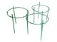 3-Ring Plant Support Cage for Potted and Garden Plants, Green