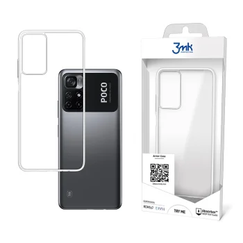 Dėklas 3mk Armor Case telefonui Xiaomi Redmi Note 11S 5G / Poco M4 Pro 5G, skaidrus