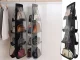 Hanging Closet Organizer for Bags and Shoes, Black