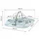 Kids Interactive Educational Mat 136x136cm Koala Nukido
