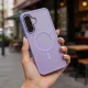 Tech-Protect Magmat MagSafe Case for Samsung Galaxy A36 / A56 / A37 5G, Matte Purple