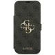Guess Book 4G Metal Logo Folio Case for iPhone 18 Pro Max / 17 Pro Max - Black