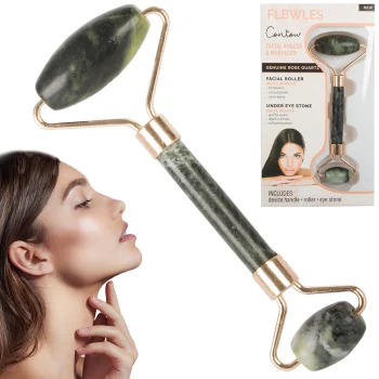 Jade Facial Massage Roller, Green