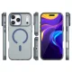Magnetic Abrasive iPhone 17 Pro Case with MagSafe, Matte Blue