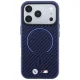 BMW M Carbon Printed Ring MagSafe case for iPhone 18 Pro Max / 17 Pro Max, navy