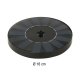 LUARO Solar Pond Fountain, Floating Garden Water Pump 16cm, Black