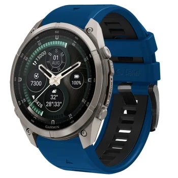 Tech-Protect Iconband Pro strap for Garmin Fenix (47 mm), navy blue and black