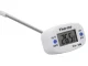 Digital Kitchen Thermometer with Stainless Steel Probe and LCD Display, White