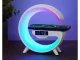 RGB LED Desktop Lamp with Wireless Charger, Bluetooth Speaker & Alarm Clock