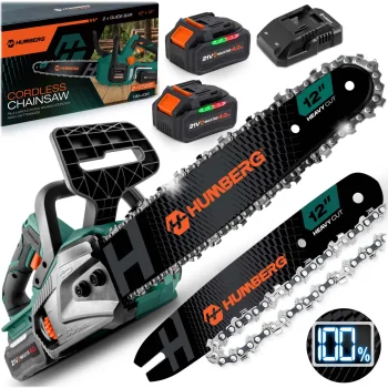 Humberg Hm-436 12" Cordless Chainsaw for Wood
