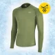4Fizjo Unisex Long Sleeve Thermal Shirt, Green, XXL
