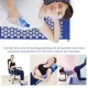 Acupressure Mat with Pillow and Bag, 60x40 cm, Blue