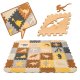 Kids Foam Floor Multicolor Puzzle Mat Dinosaurs - 36 pcs, 30x30cm