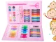Art Drawing Set in a Suitcase, 86 Pieces, Blue
